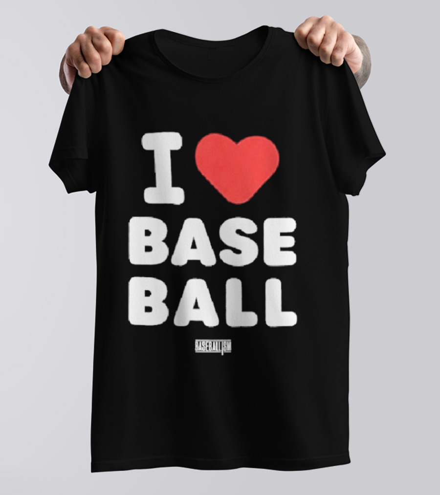 I Heart Baseball Classic Sports Fan T-Shirt