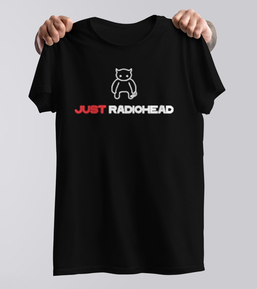 JUST RADIOHEAD Bear Drawing T-Shirt