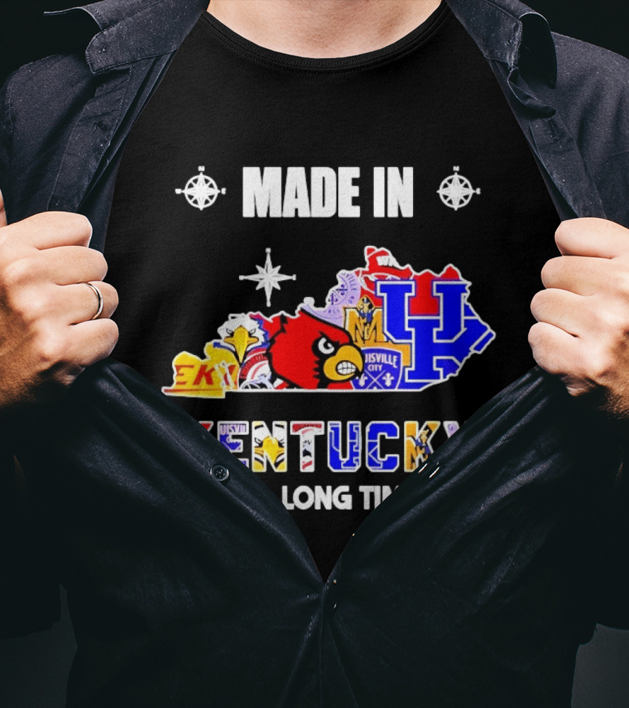 Made In Kentucky UK Louisville City Cardinals Long Time Ago T-Shirt