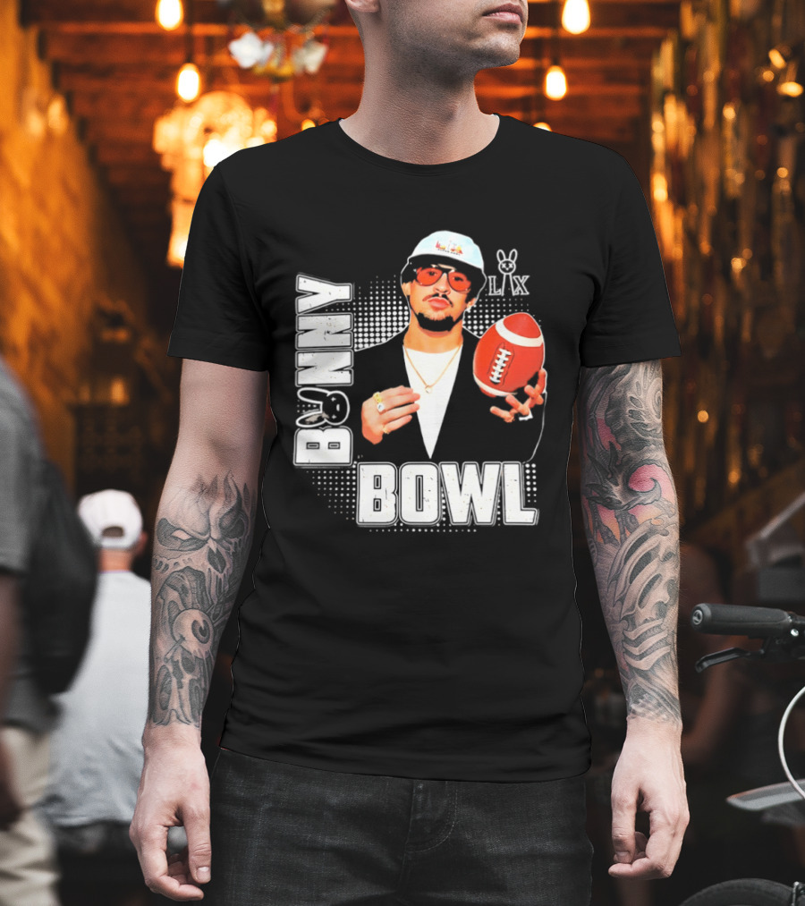Bad Bunny Team Benito Super Bowl LIX Football Fun Wear T-Shirt