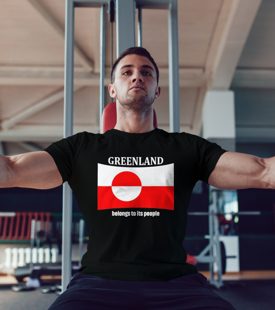 Greenland Flag Symbolizes Independence And Belonging To Its People T-Shirt