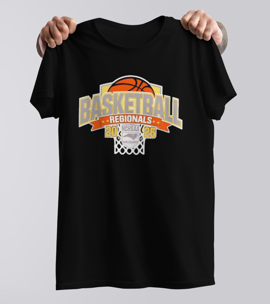 NCHSAA Basketball Regionals 2026 North Carolina Championship Tournament T-Shirt