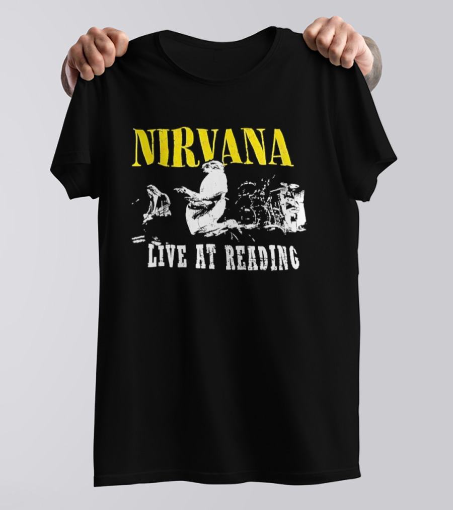 Nirvana Live At Reading Festival Iconic Performance 1992 T-Shirt
