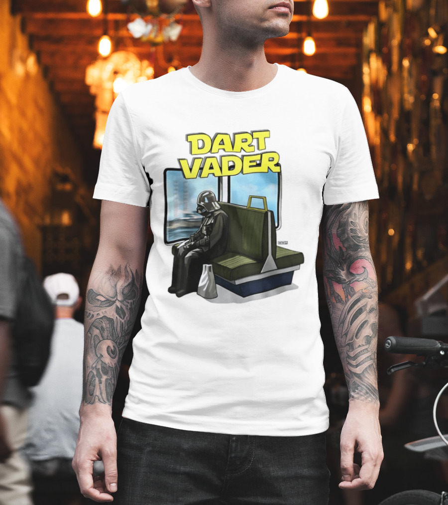 Dart Vader On Train Journey T-Shirt