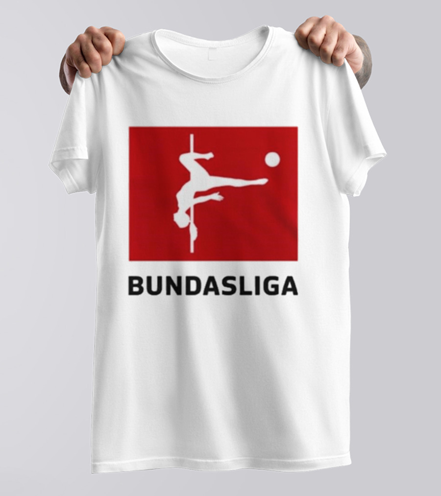 CA$HANOVA BULHAR BUNDASLIGA Parody Soccer Pole Dance Icon Red T-Shirt