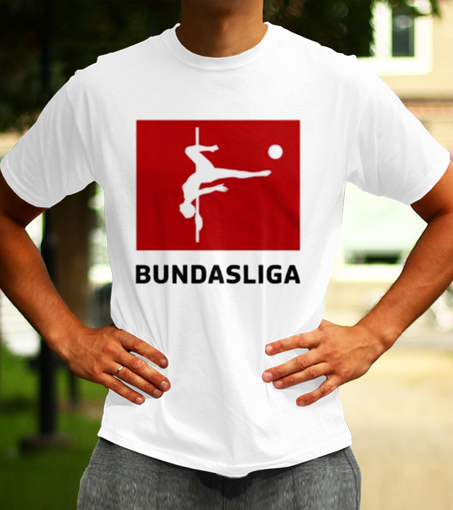 CA$HANOVA BULHAR BUNDASLIGA Parody Soccer Pole Dance Icon Red T-Shirt