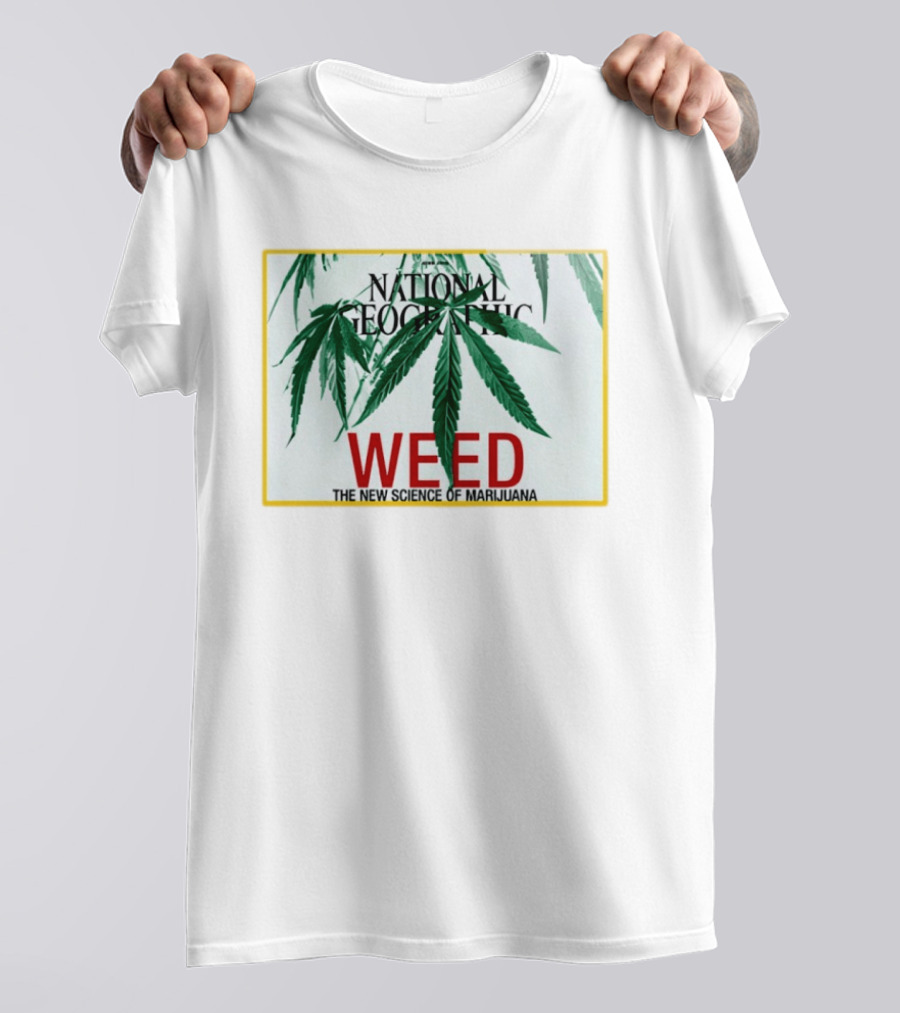 National Geographic Weed The New Science Of Marijuana Cannabis Leaves T-Shirt