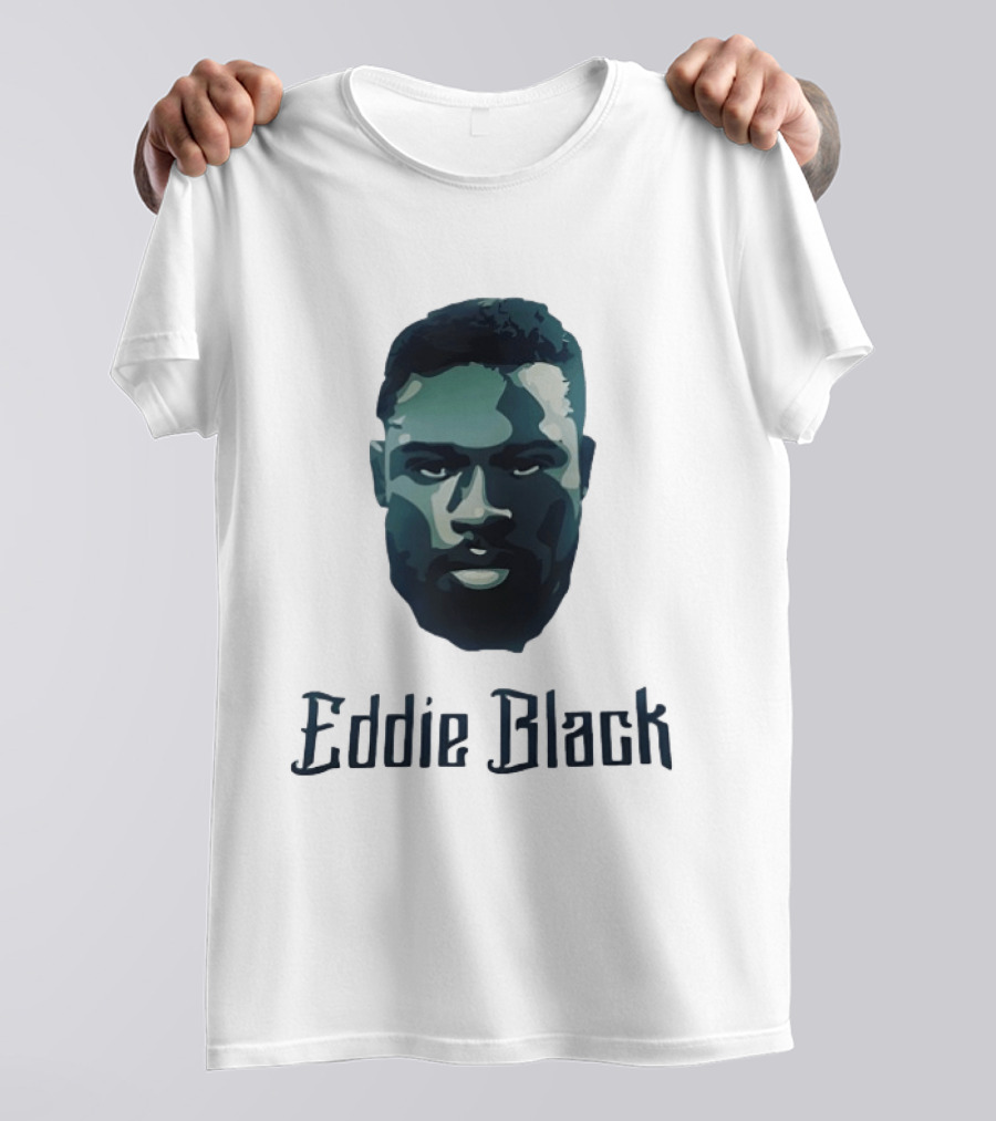 Eddie Black Big Head T-Shirt