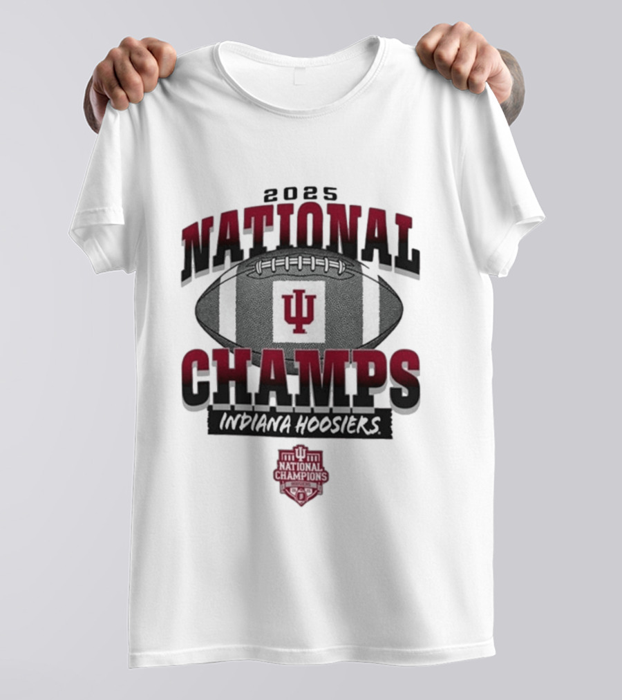 2025 National Champs Indiana Hoosiers Football Victory T-Shirt