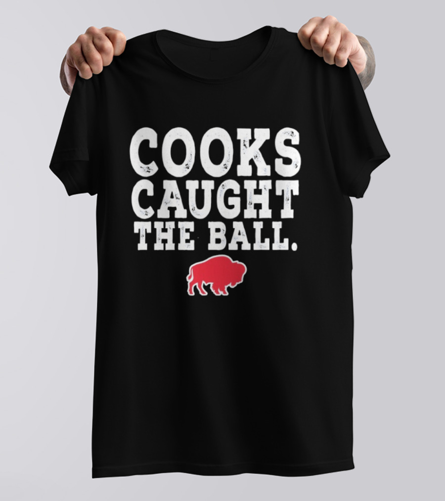 Buffalo Bills Cooks Caught The Ball Red Buffalo T-Shirt