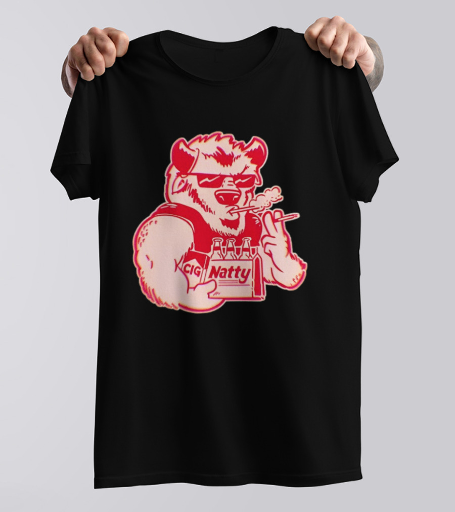 Coach Cignetti Indiana Hoosiers Football Bison Smoking CIG Natty T-Shirt