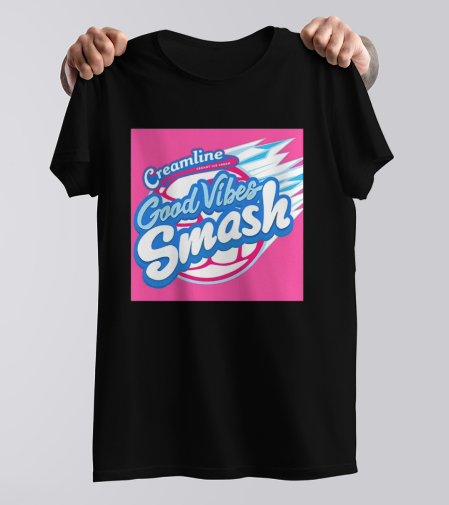 Creamline Good Vibes Smash Creamy Ice Cream Burst T-Shirt
