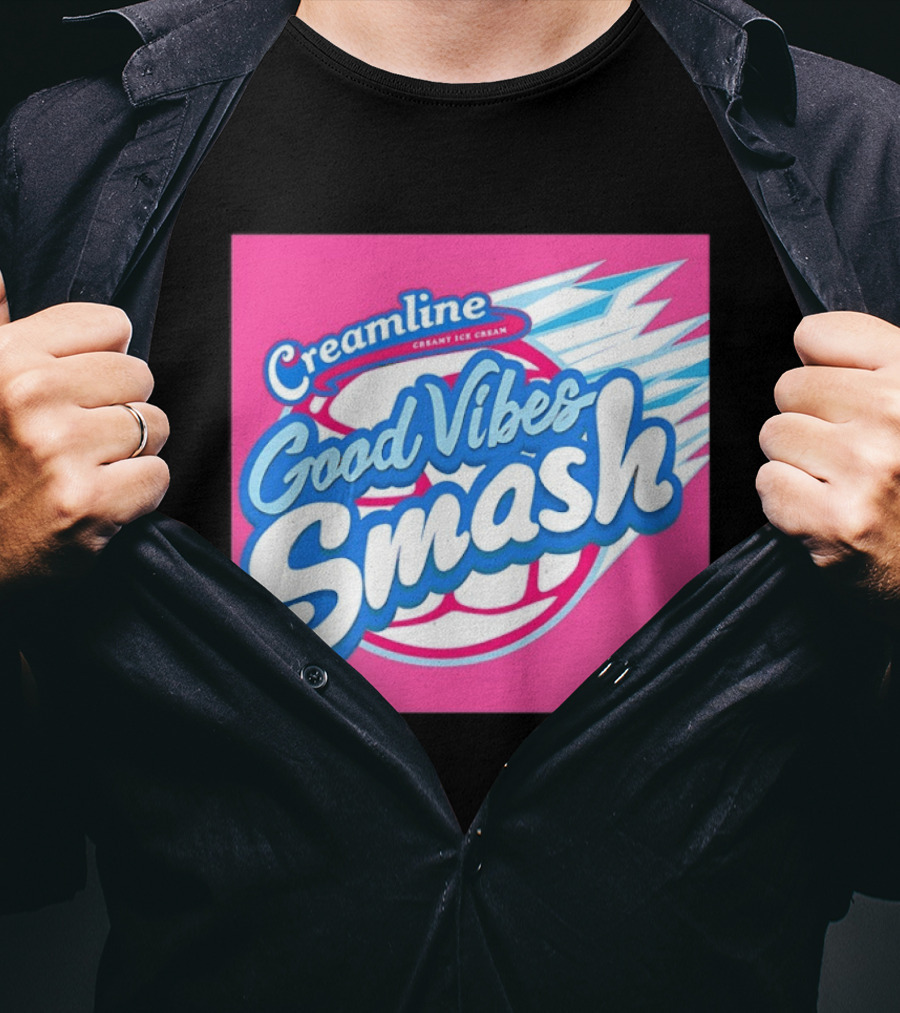 Creamline Good Vibes Smash Creamy Ice Cream Burst T-Shirt