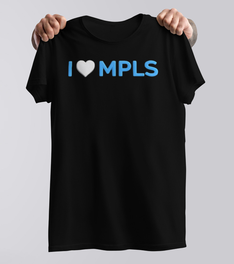 I Love MPLS Heart Minneapolis T-Shirt