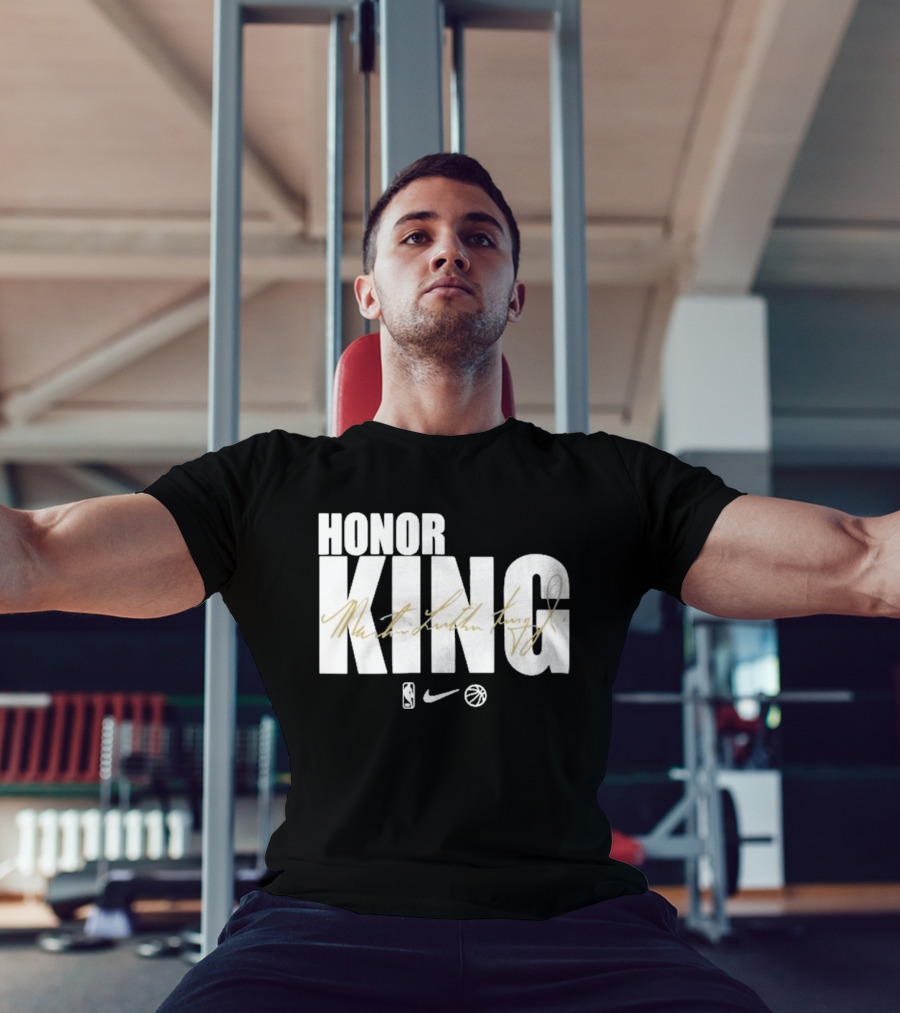 Honor King Martin Luther King Jr LeBron James NBA Nike T-Shirt