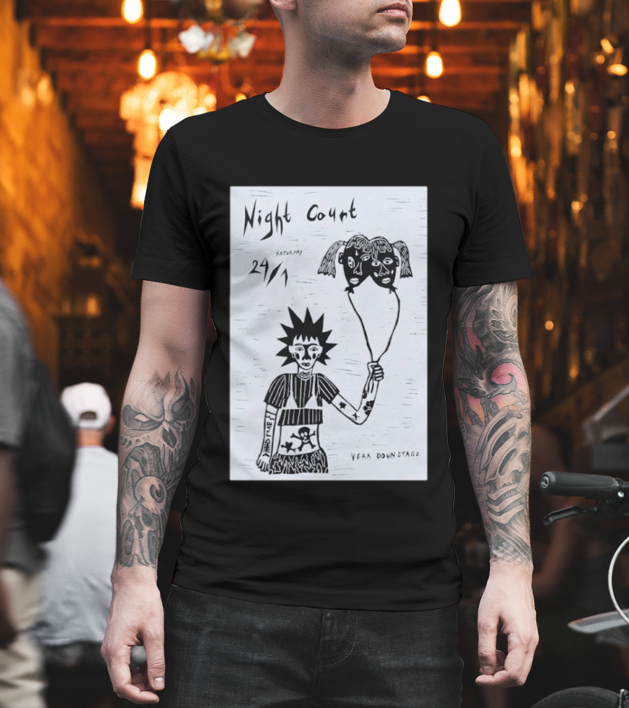 Night Court January 24 Vera Downstage Groningen NL Punk T-Shirt