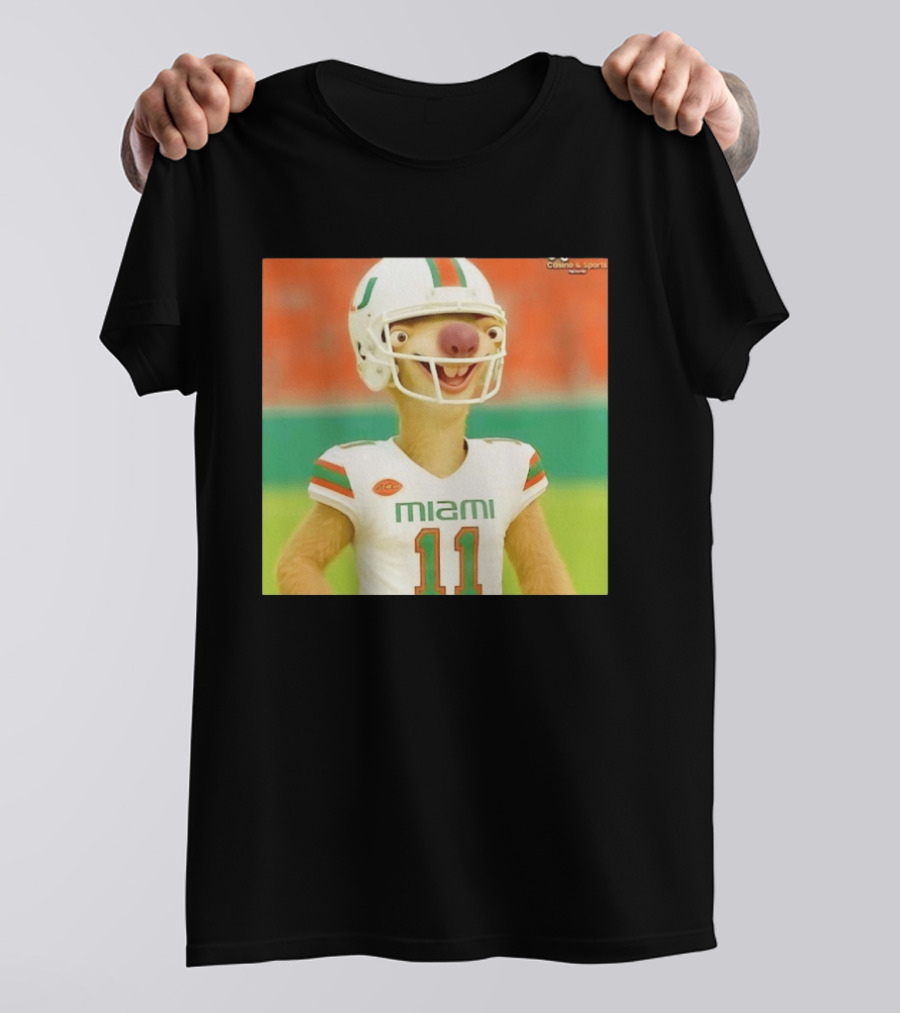 Sid Miami Hurricanes Football Jersey T-Shirt