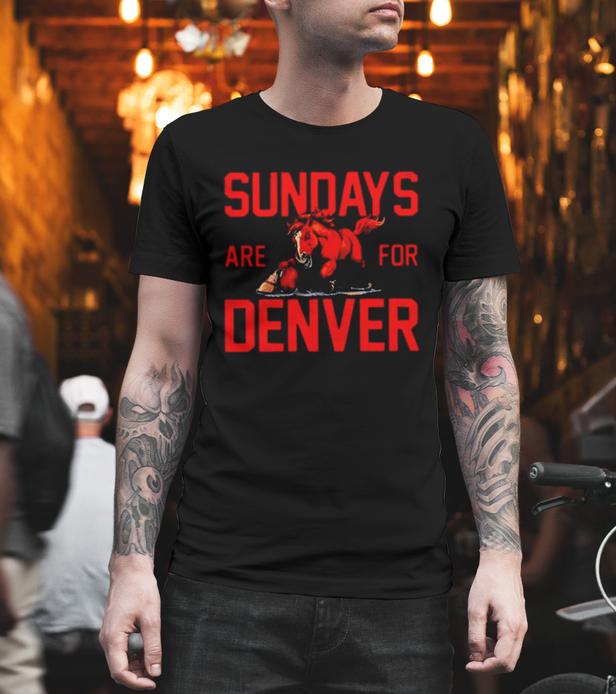Sundays Are For Denver Broncos T-Shirt