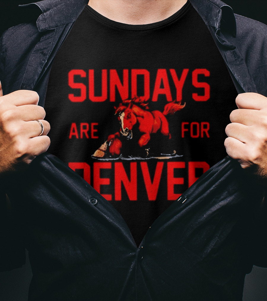 Sundays Are For Denver Broncos T-Shirt