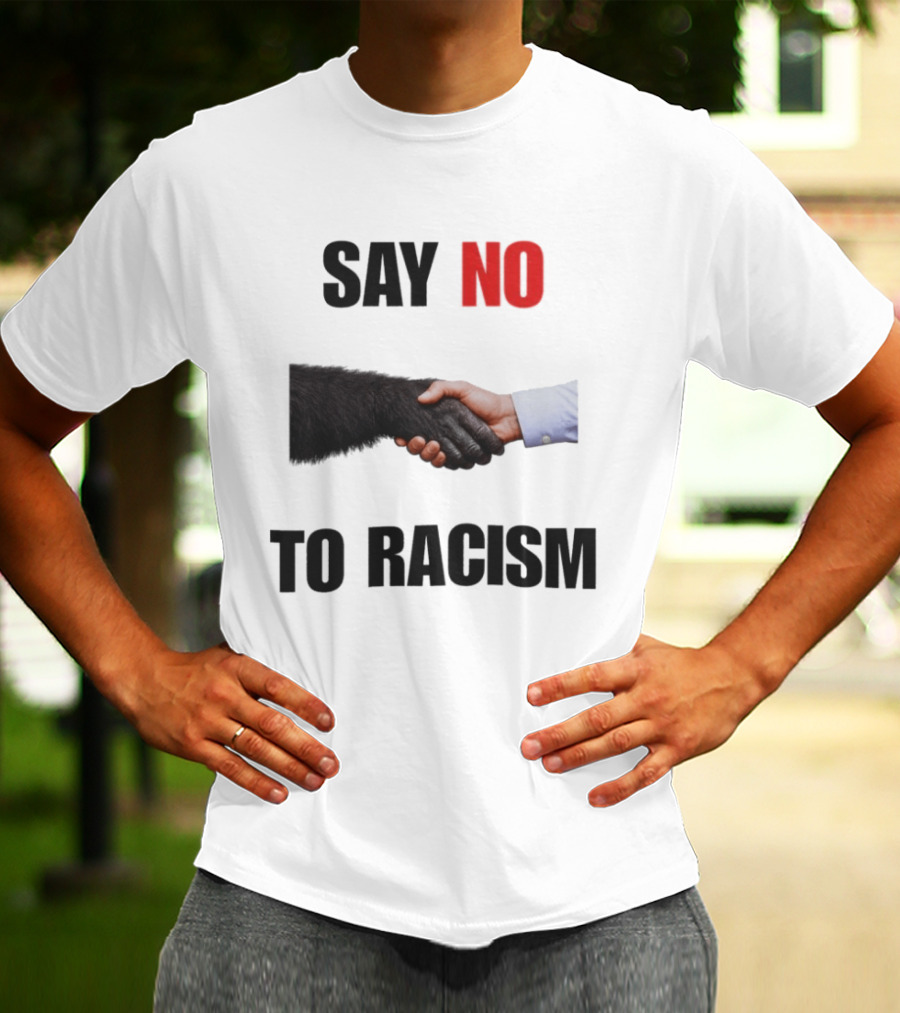 Say No To Racism Handshake Campaign T-Shirt