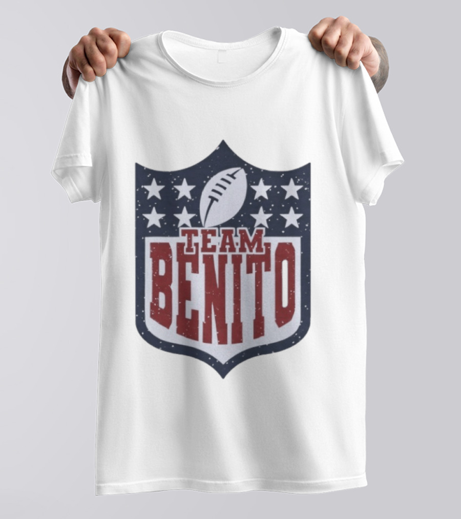 Team Benito Football Shield T-Shirt