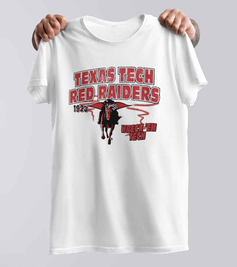 Texas Tech Red Raiders 1923 Wreck 'Em Tech Horse T-Shirt