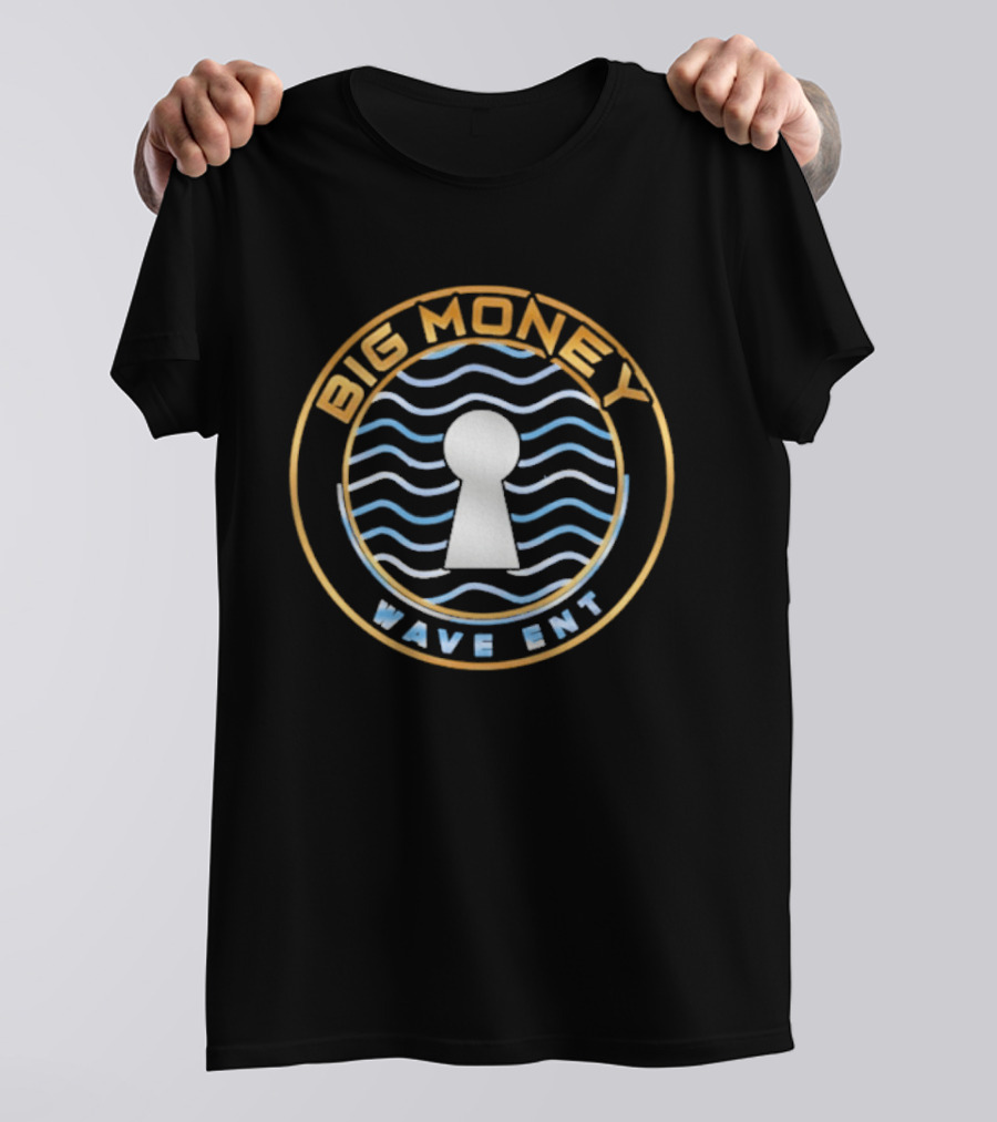 Big Money Wave ENT Keyhole And Wave Circle T-Shirt