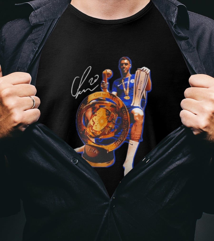 Cole Palmer Club World Cup FIFA Trophy Celebration T-Shirt