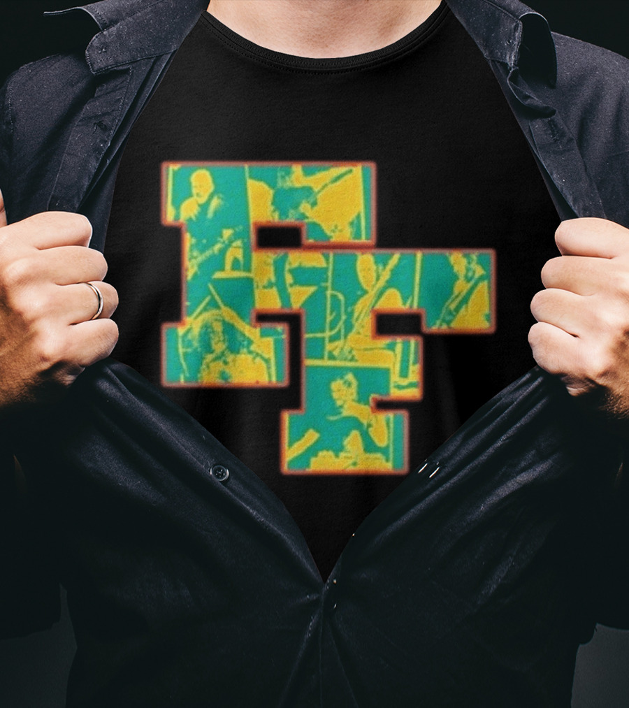 Foo Fighters 2026 FF Tasmania Tour Collage Imagery Of Band Members T-Shirt