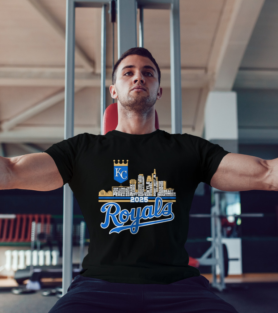 Kansas City Royals 2025 KC Skyline Royals T-Shirt