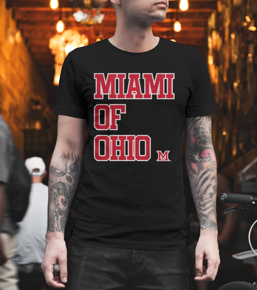 Miami Of Ohio RedHawks Basketball M T-Shirt