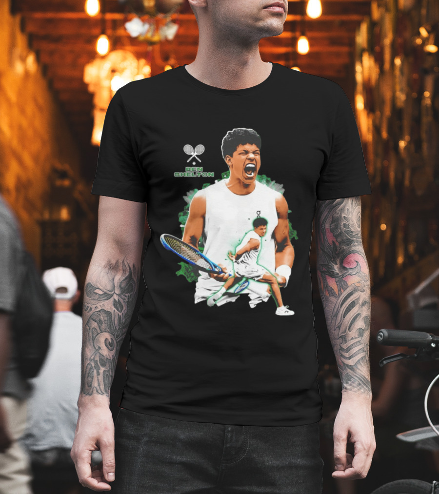 Ben Shelton Tennis Aura Athlete T-Shirt