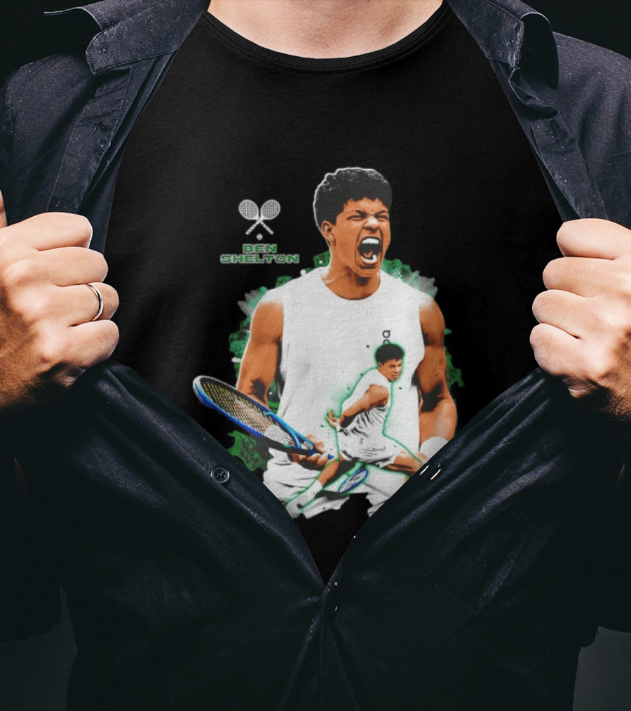 Ben Shelton Tennis Aura Athlete T-Shirt