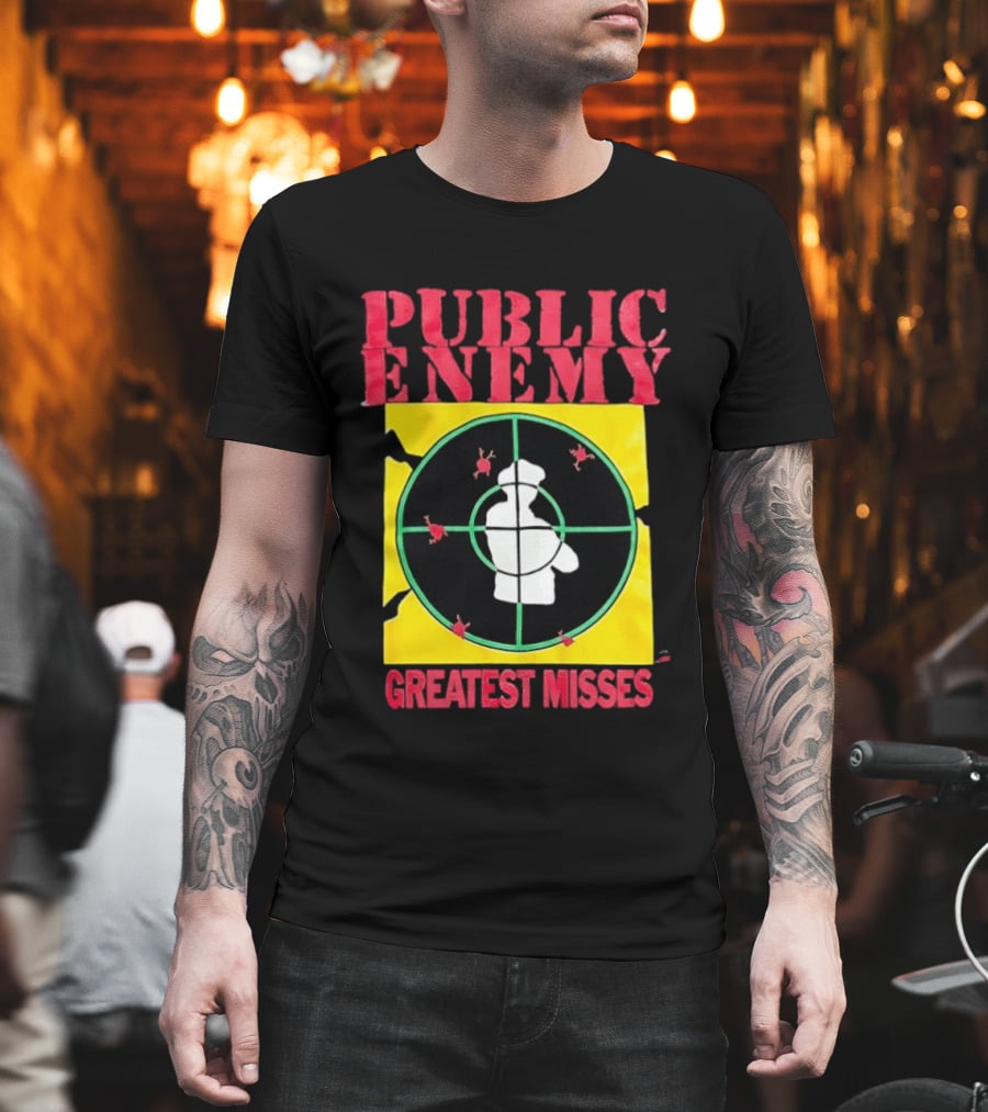Public Enemy Greatest Misses Target T-Shirt