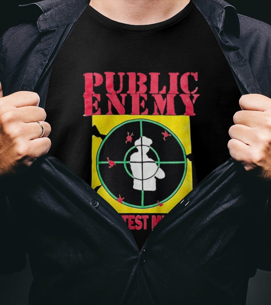 Public Enemy Greatest Misses Target T-Shirt