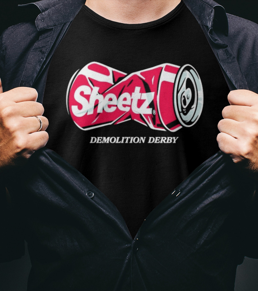 Sheetz Demolition Derby Crushed Can T-Shirt