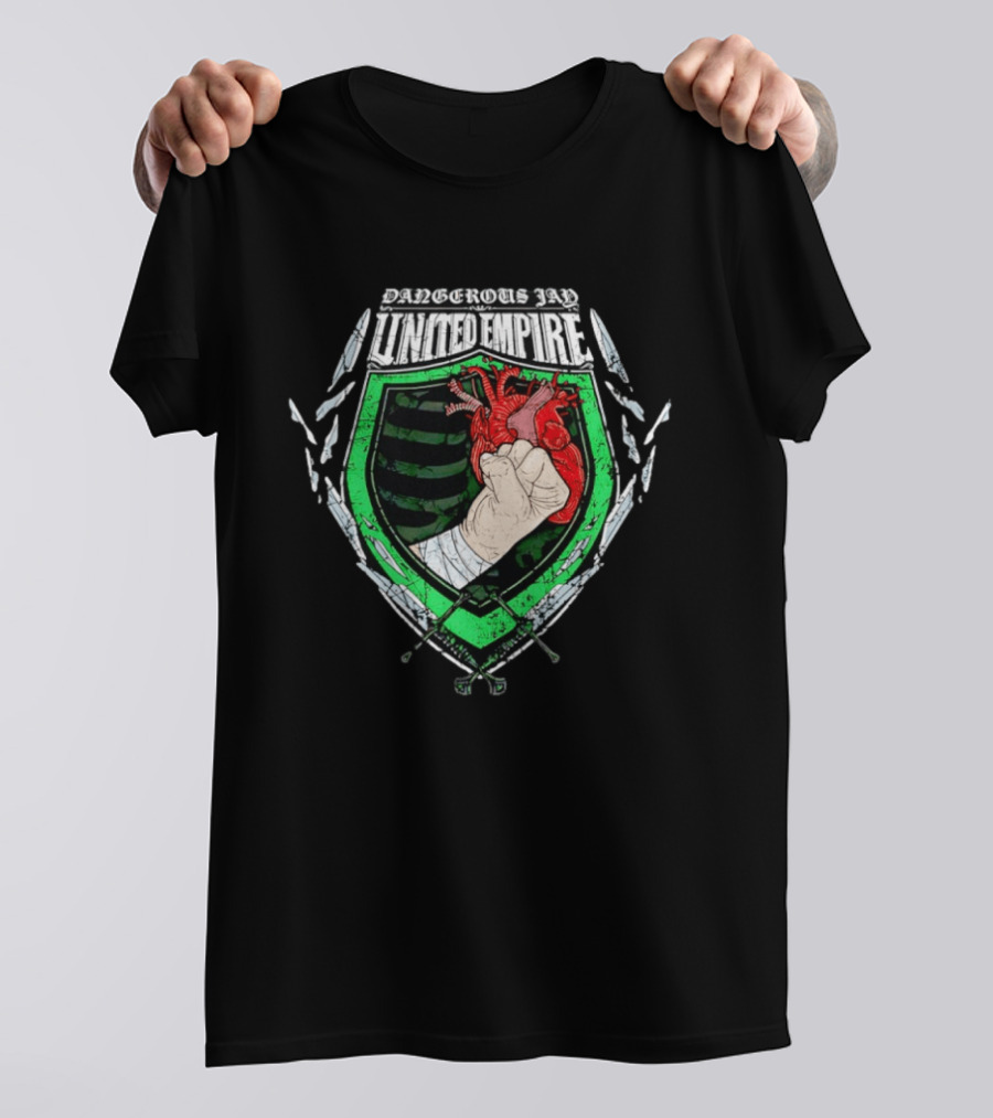 United Empire Dangerous Jay Fist Heart Crest T-Shirt