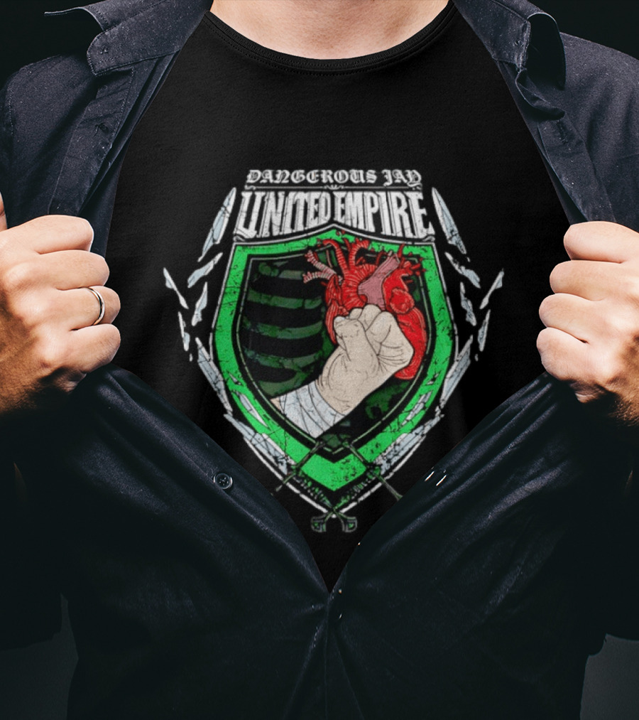 United Empire Dangerous Jay Fist Heart Crest T-Shirt