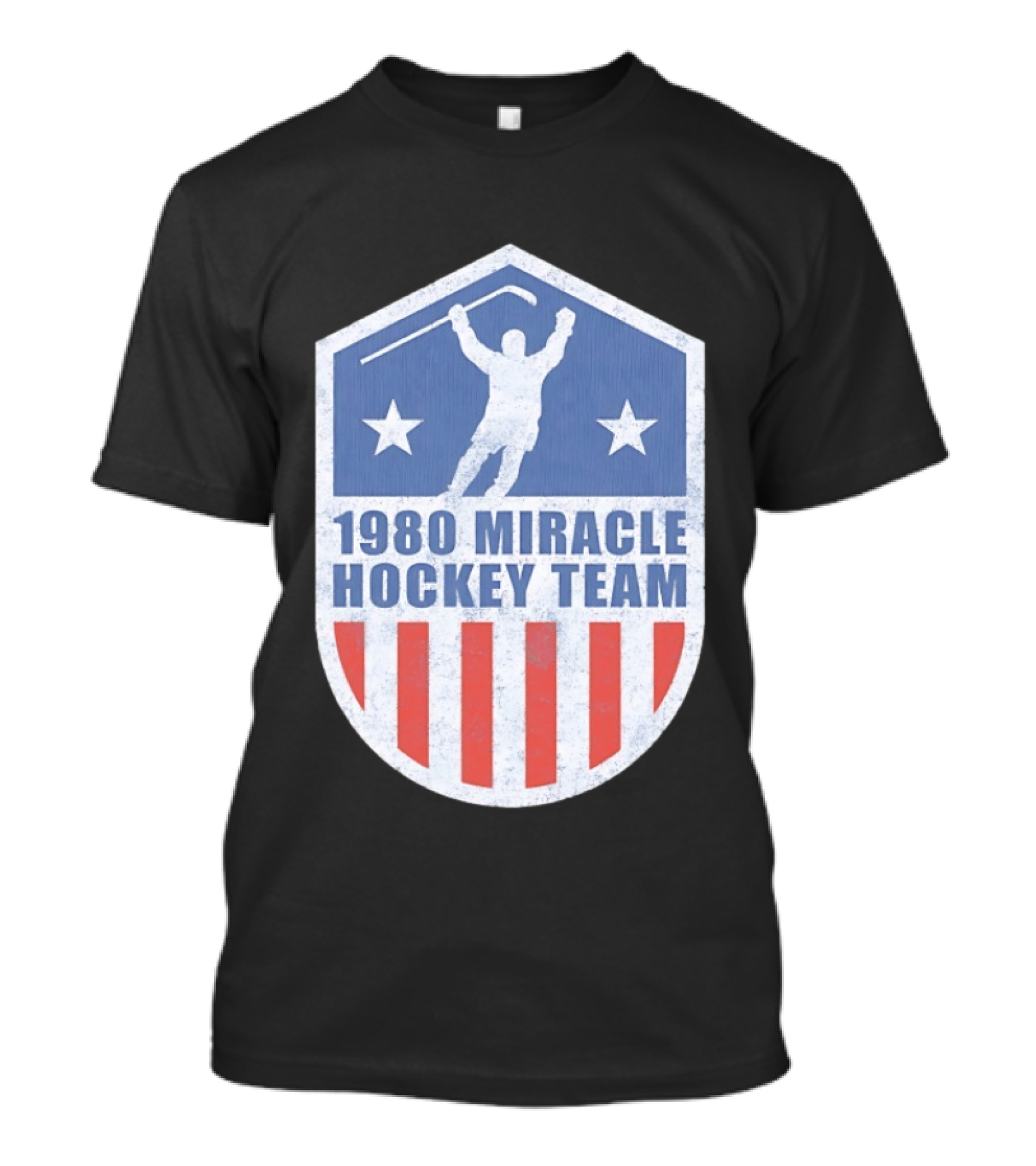 1980 Miracle Hockey Team USA Victory Stars And Stripes T-Shirt