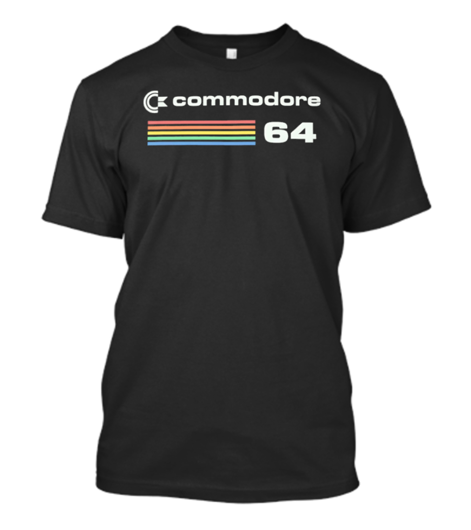 Commodore 64 Rainbow Stripes T-Shirt