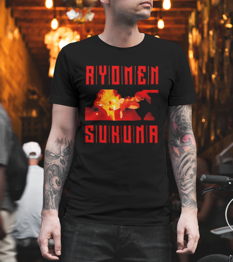 Ryomen Sukuna Jujutsu Kaisen Anime Character Power Display T-Shirt