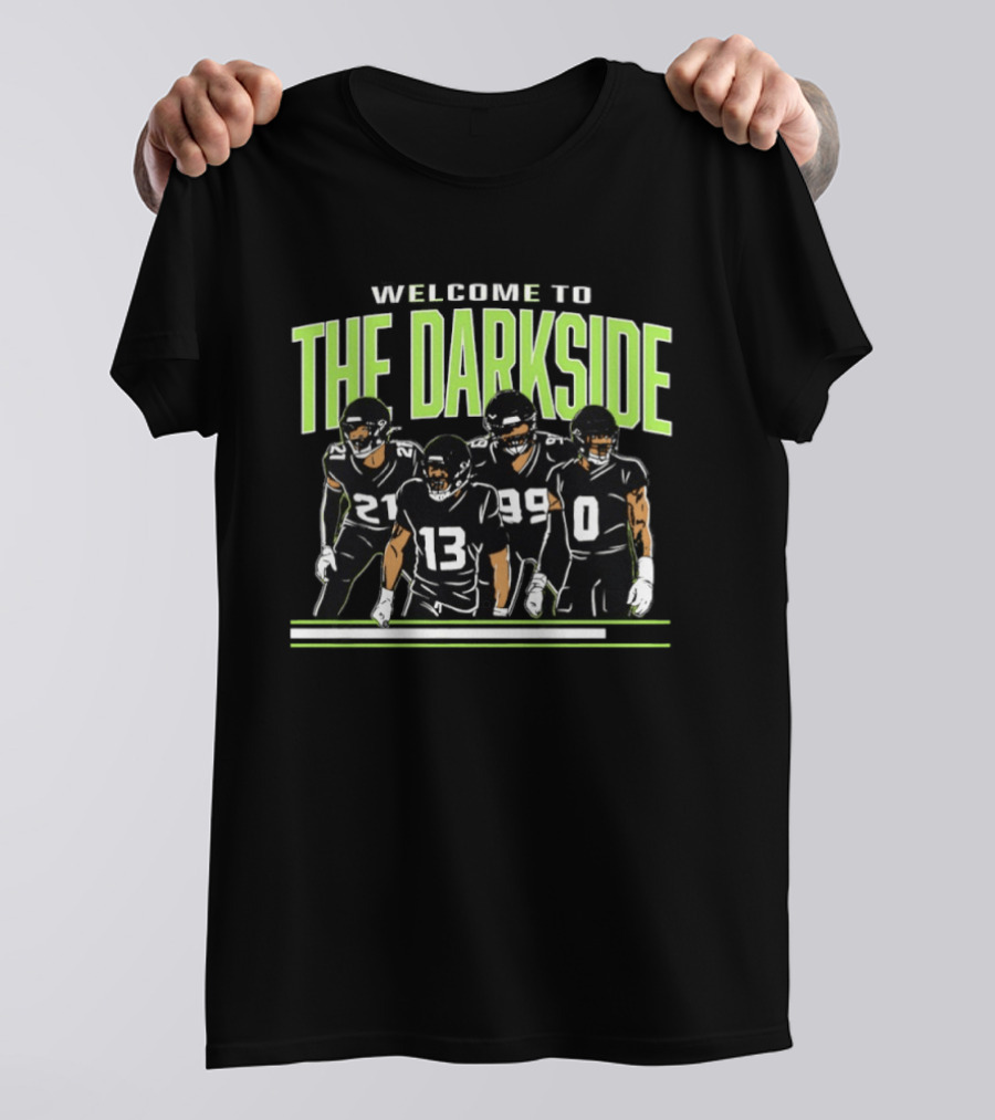 Welcome To The Dark Side Seattle Seahawks Players Football Team T-Shirt