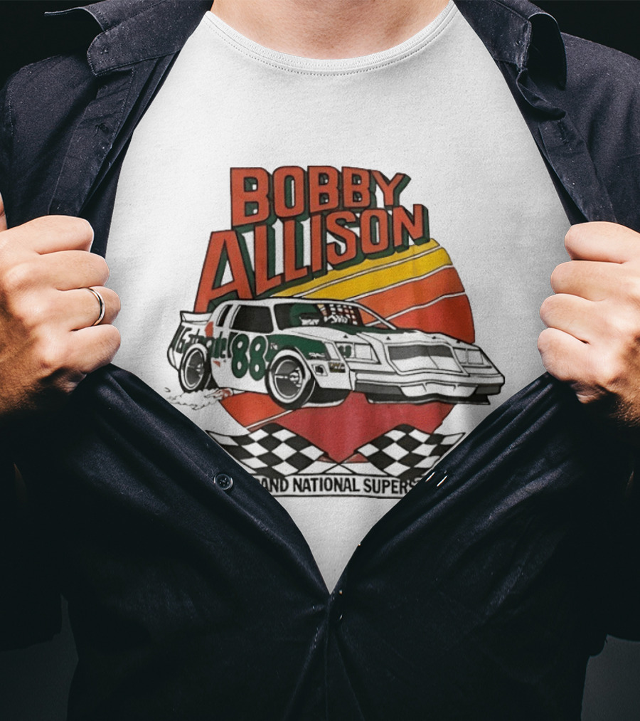 Bobby Allison 88 Racing Legend Grand National Superstar T-Shirt