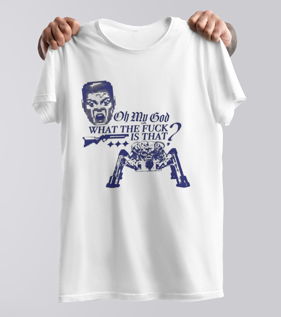 Oh My God What The Fuck Is That Face And Spider T-Shirt