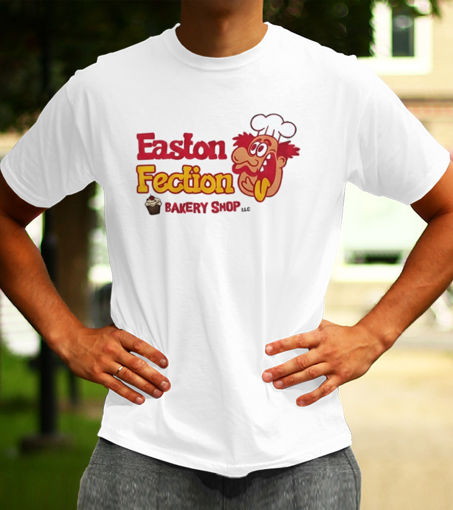 Easton Fection Bakery Shop LLC Funny Chef Cartoon Cupcake T-Shirt