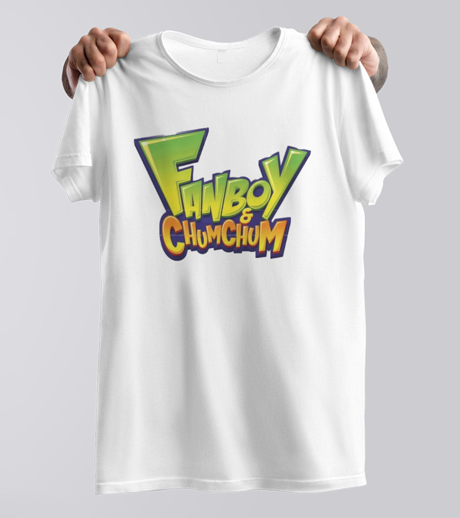 Fanboy And Chum Chum Animated Series Logo Merchandise T-Shirt