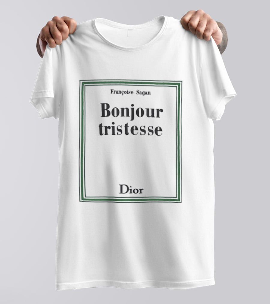 Françoise Sagan Bonjour Tristesse Dior Collaboration T-Shirt