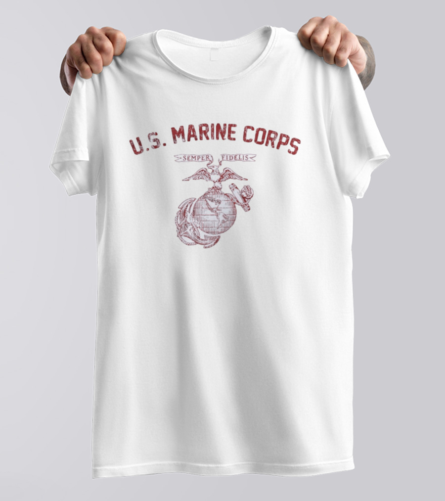 U.S. Marine Corps Semper Fidelis Eagle Globe And Anchor T-Shirt