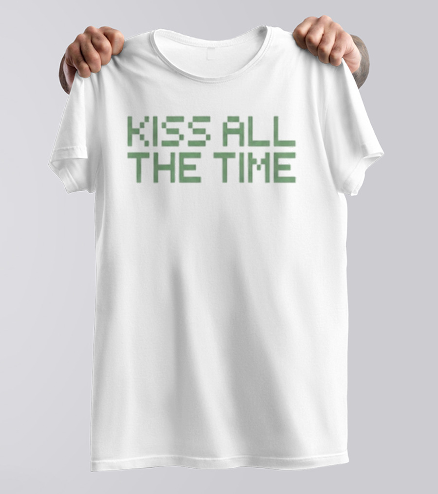 Kiss All The Time Neon T-Shirt
