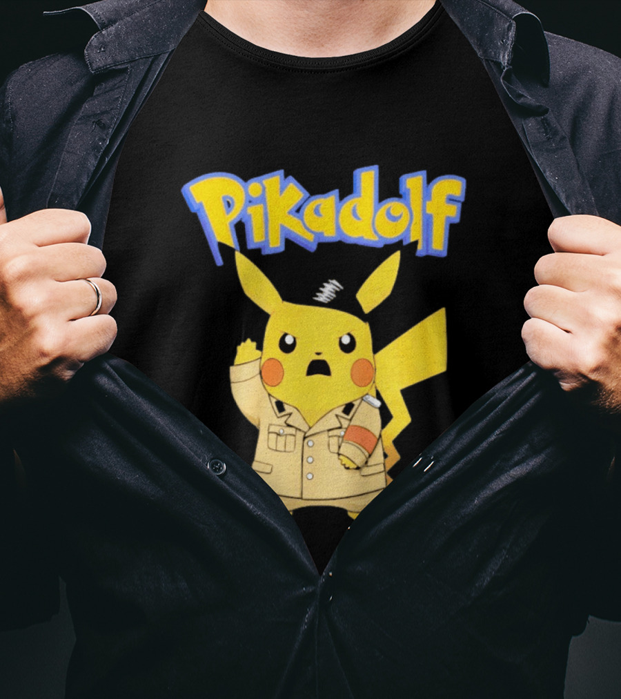 Pikadolf Pikachu Adolf Hitler T-Shirt